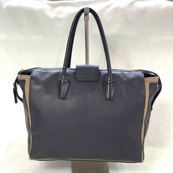 Auc YSL The Muse Two Cabas Mocco Lamb Leather Satchel/Tote $2200 - Picture 11 of 17